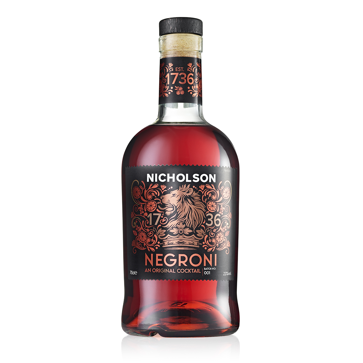 A packshot image of a drinks bottle